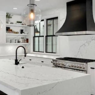 calacatta quartz kitchen